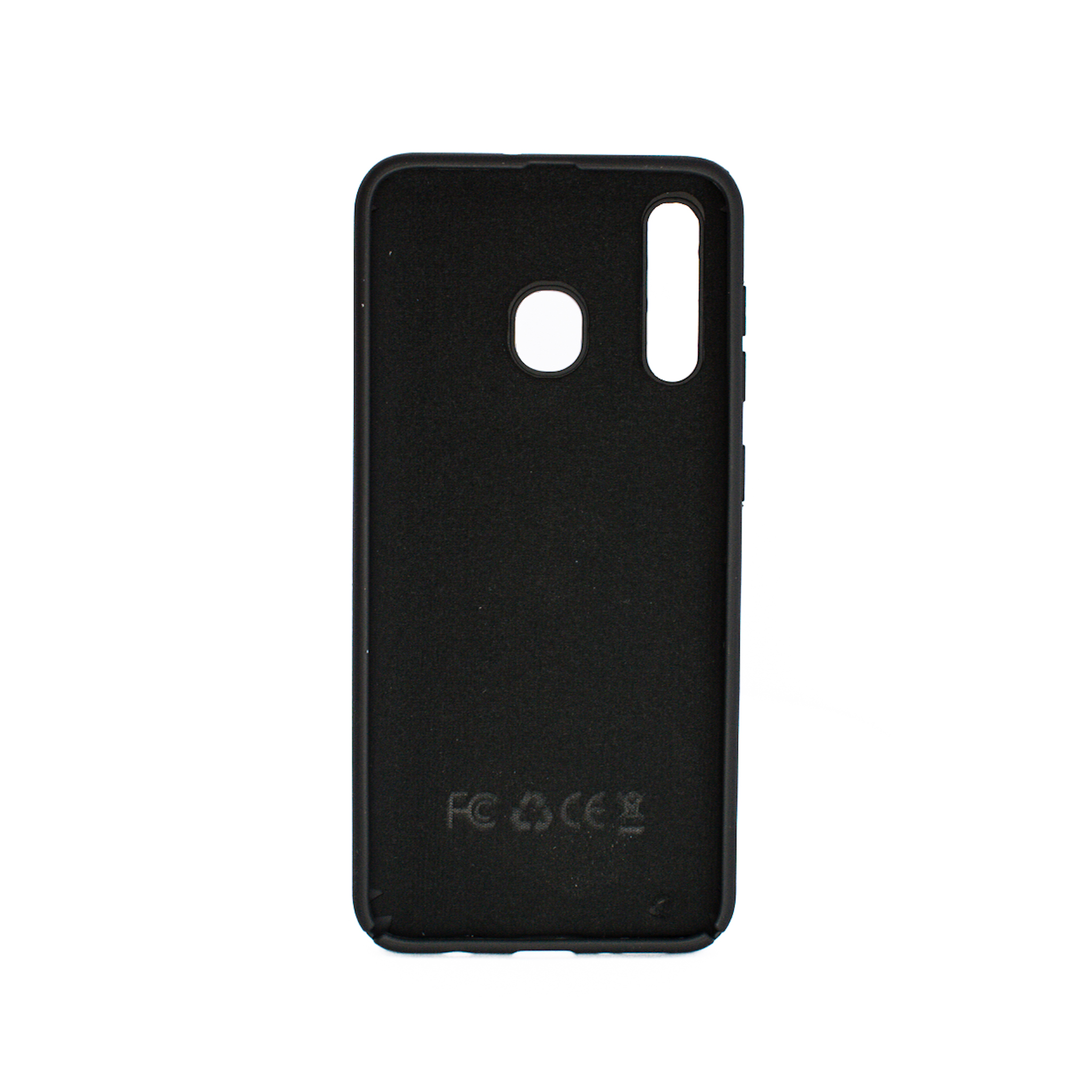 Protectores para celular  para Samsung  A30 Funda de silicona con felpa Negro